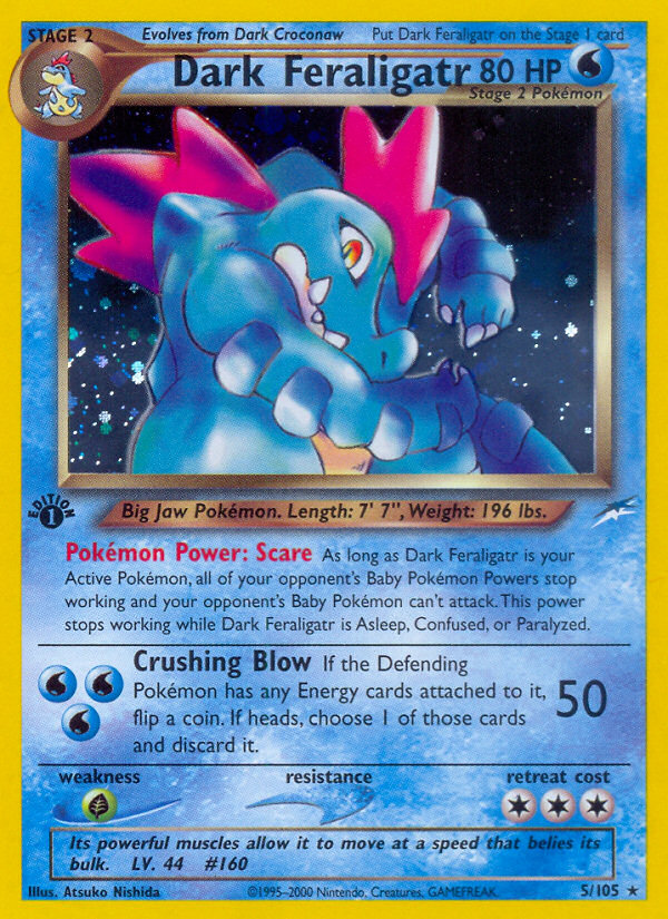 Dark Feraligatr (5/105) [Neo Destiny 1st Edition] - Deck Out Gaming