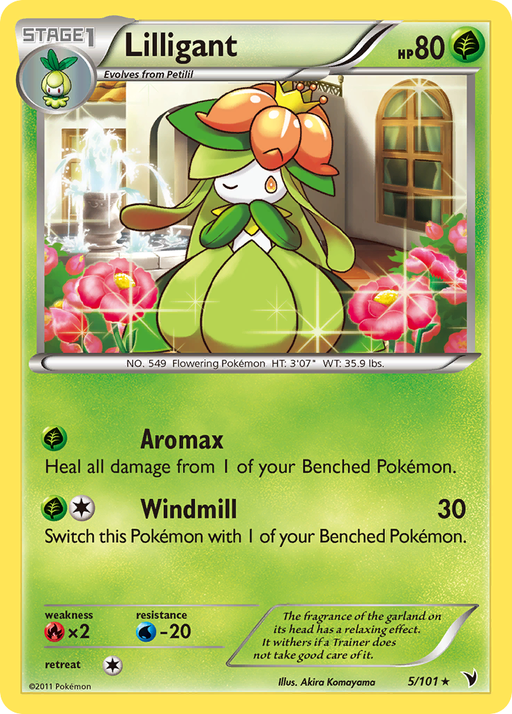 Lilligant (5) [Noble Victories] Reverse Holofoil - Deck Out Gaming