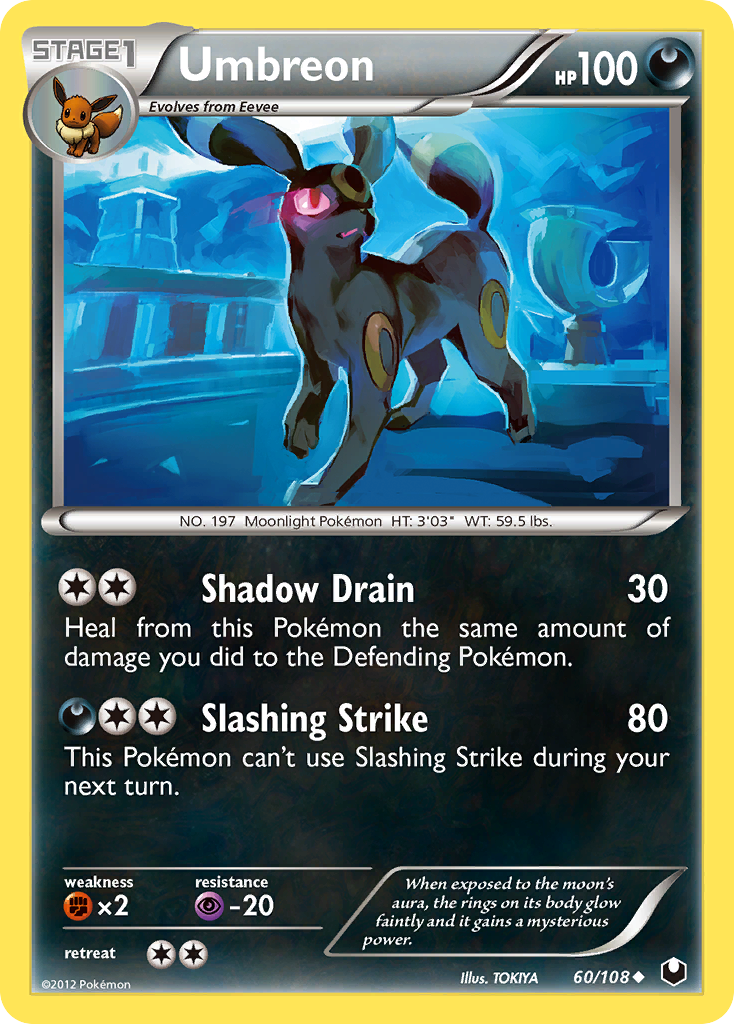 Umbreon (60) [Dark Explorers] Reverse Holofoil - Deck Out Gaming