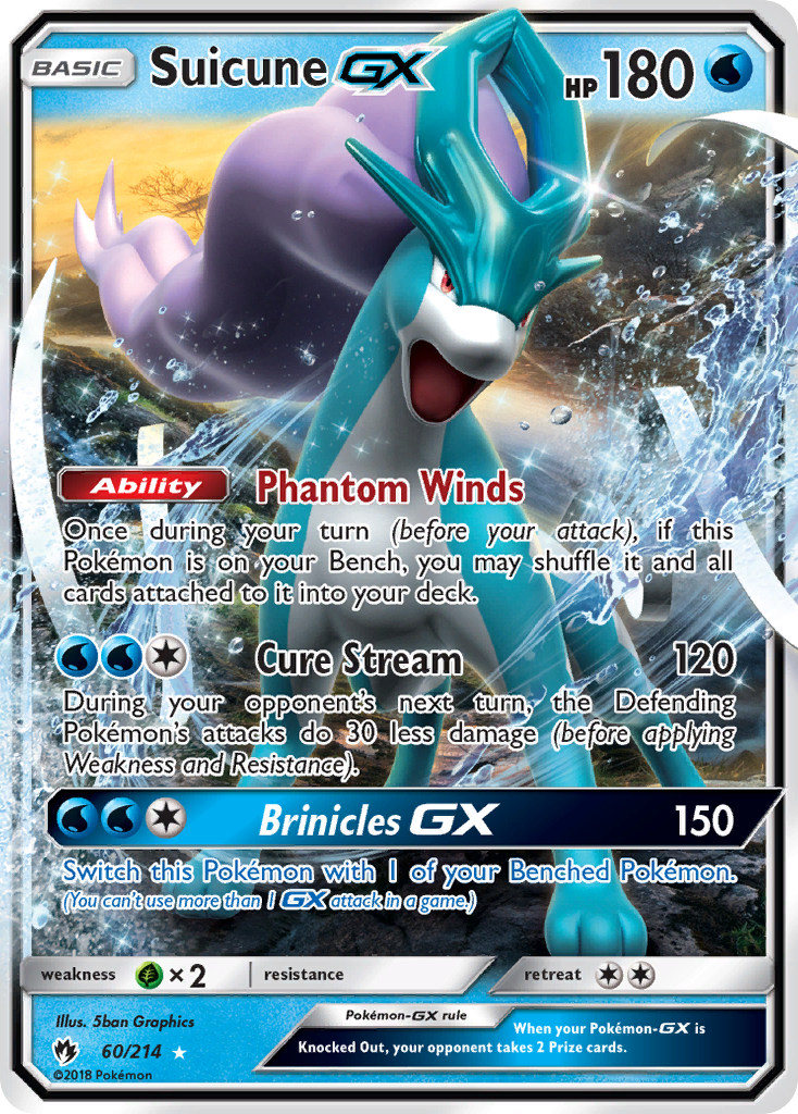 Suicune GX (60) [SM - Lost Thunder] - Deck Out Gaming