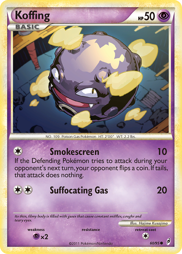 Koffing (60) [Call of Legends] Reverse Holofoil - Deck Out Gaming