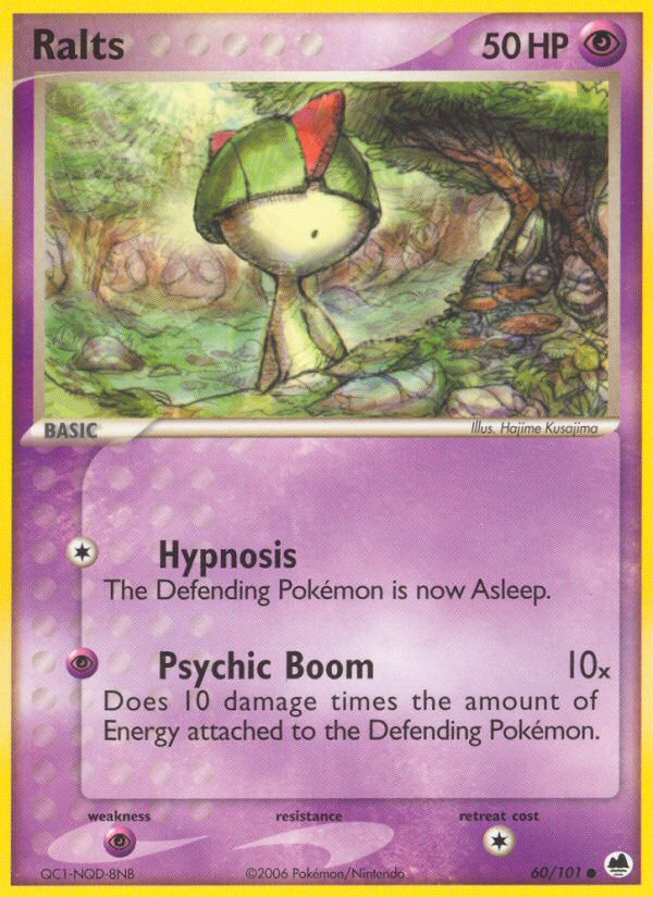 Ralts (60/101) (Stamped) [EX: Dragon Frontiers] - Deck Out Gaming