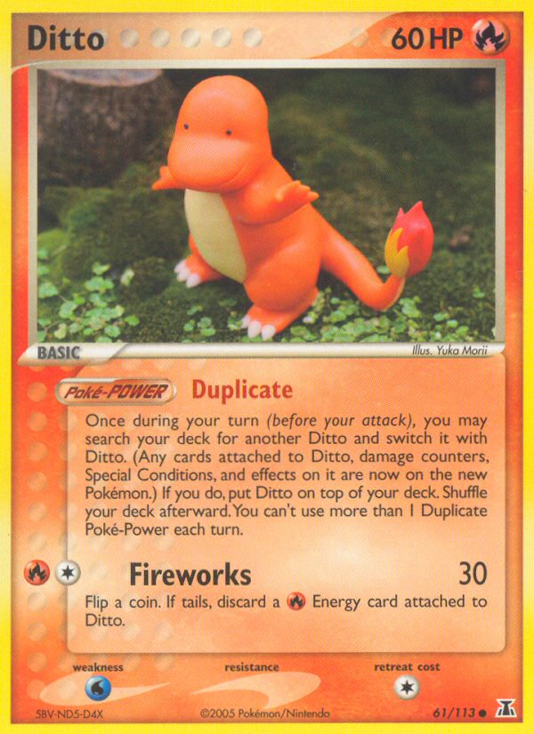 Ditto (61 - Charmander) (61) [Delta Species] - Deck Out Gaming