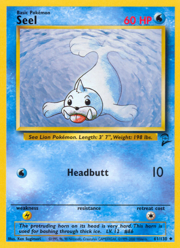 Seel (61) [Base Set 2] - Deck Out Gaming