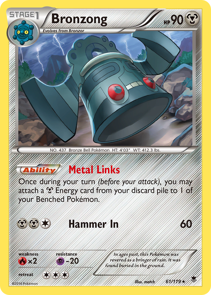 Bronzong (61) [XY - Phantom Forces] - Deck Out Gaming