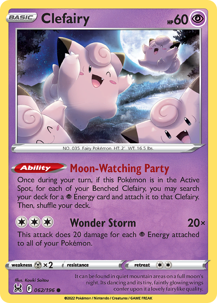 Clefairy (062/196) [Sword & Shield: Lost Origin] - Deck Out Gaming