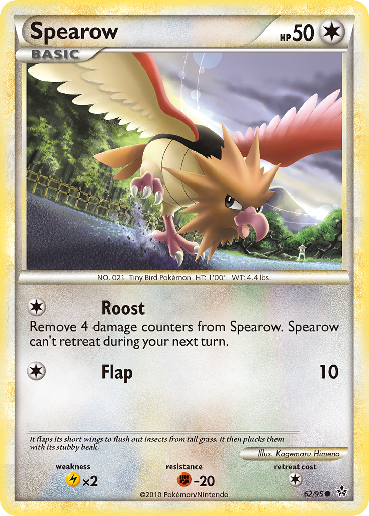 Spearow (62) [Unleashed] Reverse Holofoil - Deck Out Gaming