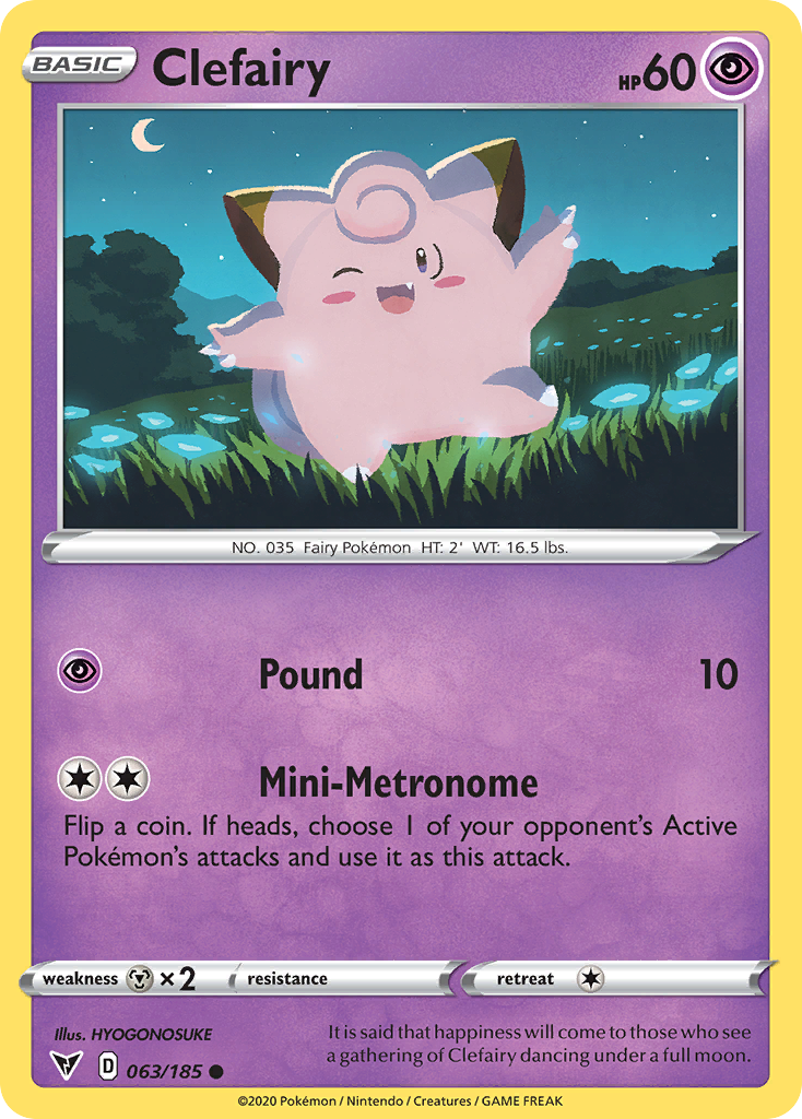 Clefairy [SWSH04: Vivid Voltage] Reverse Holofoil - Deck Out Gaming