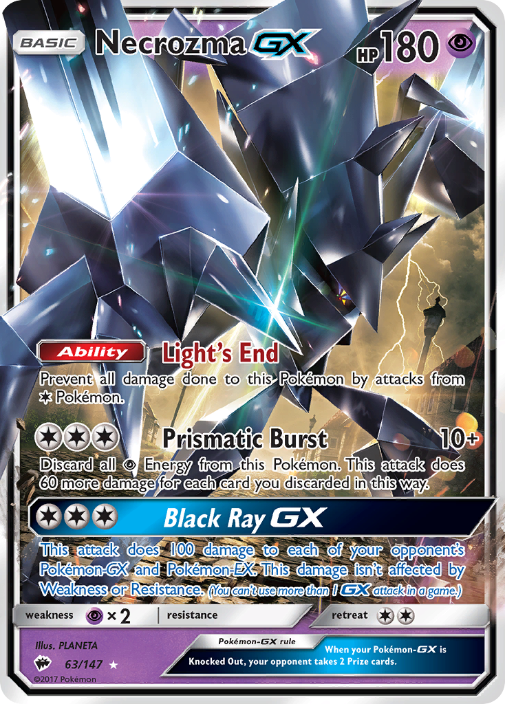 Necrozma GX (63) [SM - Burning Shadows] - Deck Out Gaming