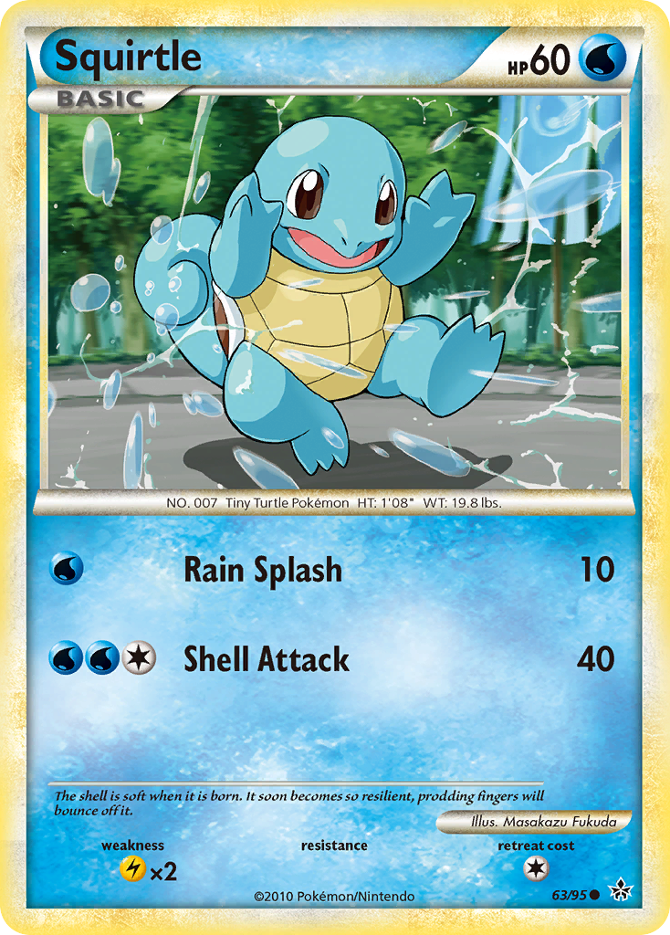 Squirtle (63) [Unleashed] Reverse Holofoil - Deck Out Gaming