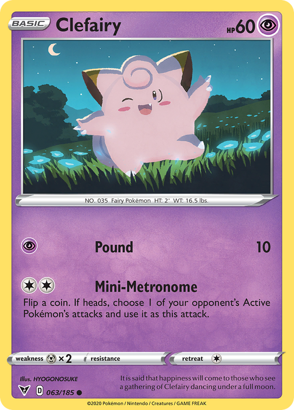 Clefairy [SWSH04: Vivid Voltage] Reverse Holofoil - Deck Out Gaming