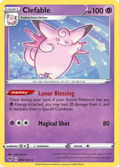 Clefable [SWSH04: Vivid Voltage] Reverse Holofoil - Deck Out Gaming