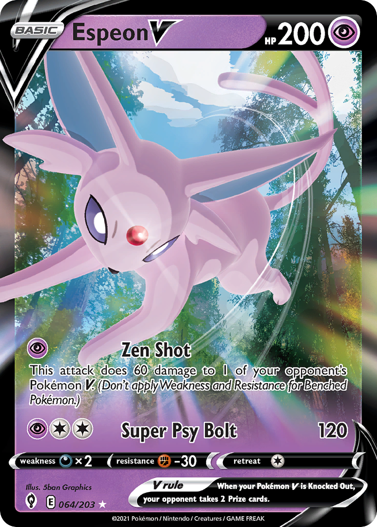 Espeon V (064/203) [Sword & Shield: Evolving Skies] - Deck Out Gaming