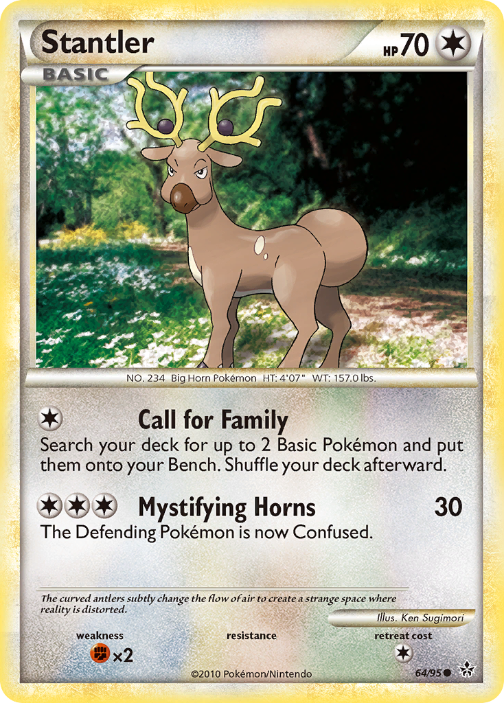 Stantler (64) [Unleashed] Reverse Holofoil - Deck Out Gaming