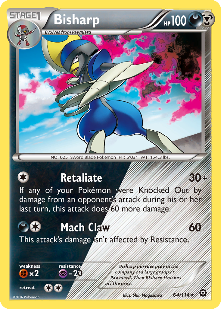 Bisharp (64) [XY - Steam Siege] - Deck Out Gaming