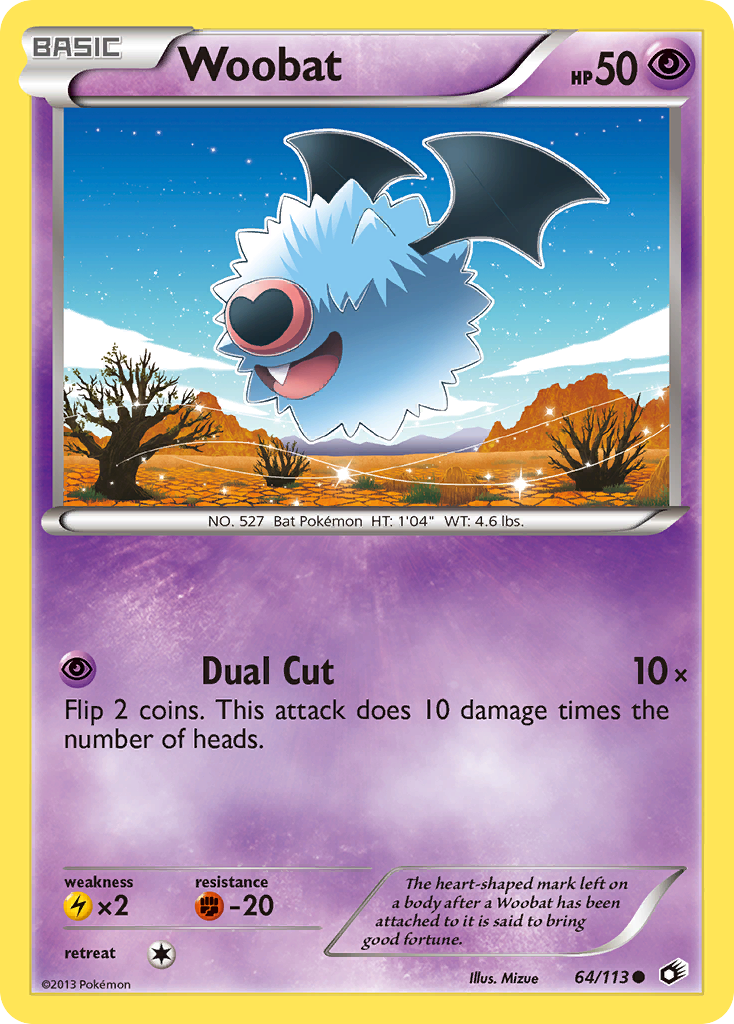 Woobat (64) [Legendary Treasures] Reverse Holofoil - Deck Out Gaming