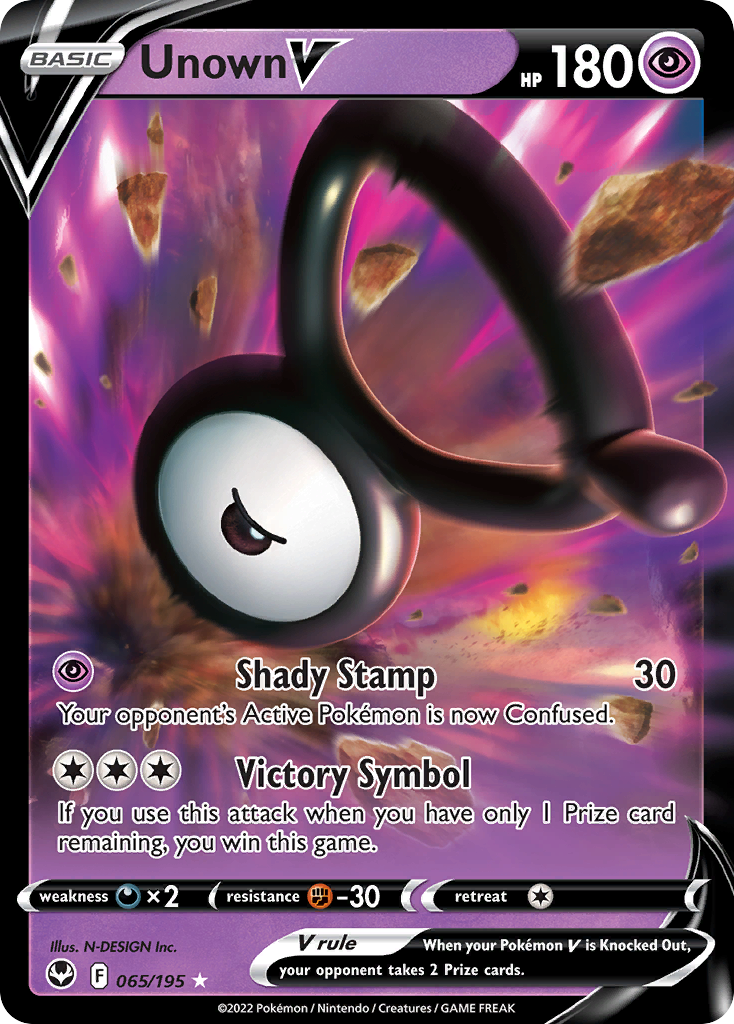 Unown V (065/195) [Sword & Shield: Silver Tempest] - Deck Out Gaming