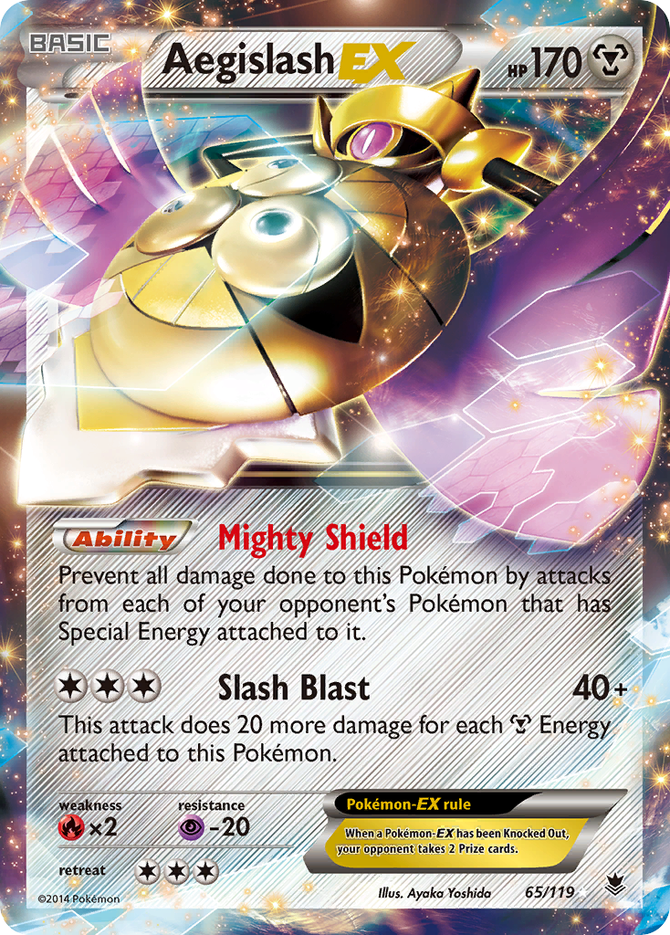 Aegislash EX (65) [XY - Phantom Forces] - Deck Out Gaming