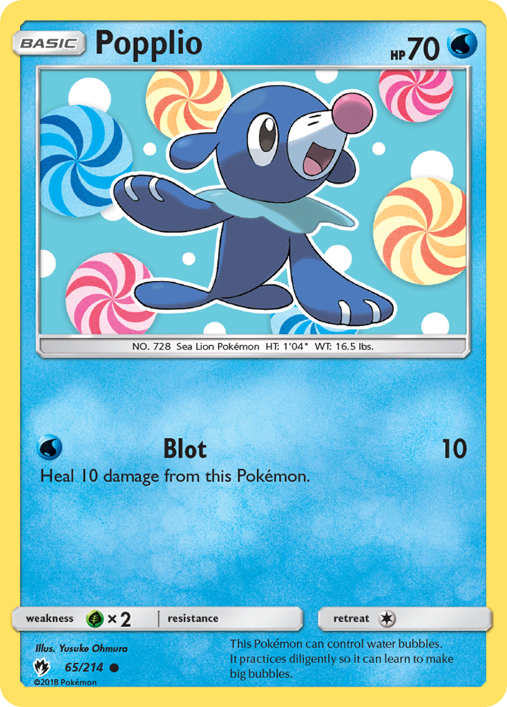 Popplio (65) (65) [SM - Lost Thunder] Reverse Holofoil - Deck Out Gaming