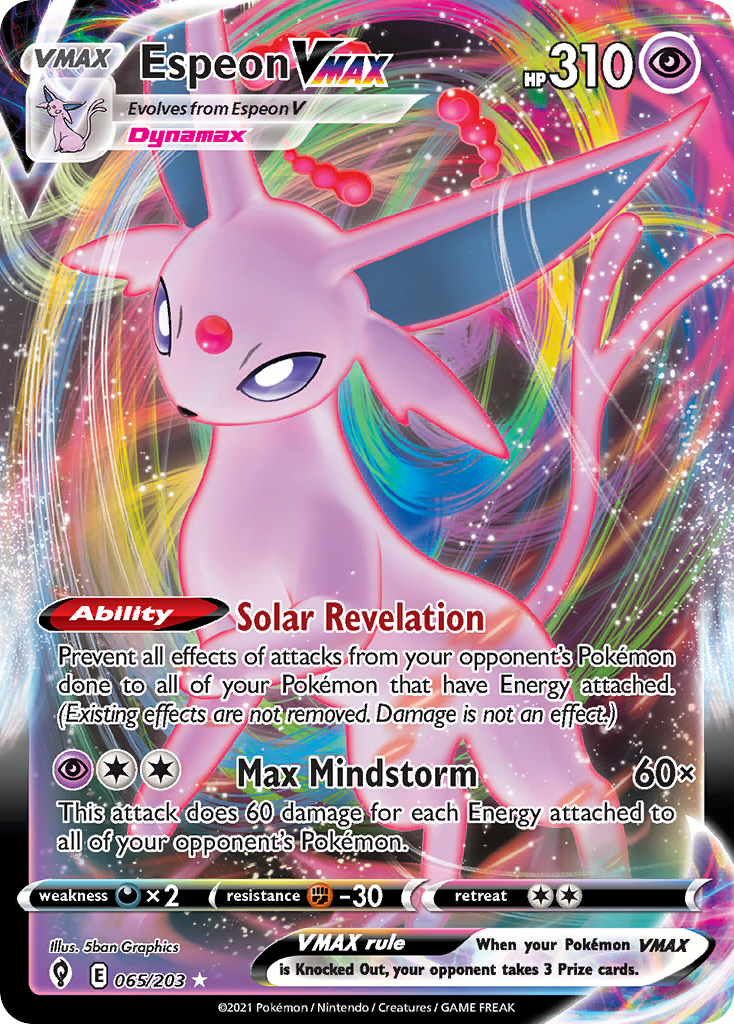 Espeon VMAX (065/203) [Sword & Shield: Evolving Skies] - Deck Out Gaming