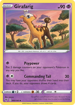 Girafarig [SWSH04: Vivid Voltage] Reverse Holofoil - Deck Out Gaming
