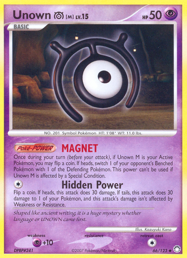 Unown [M] (66) [Mysterious Treasures] Reverse Holofoil - Deck Out Gaming