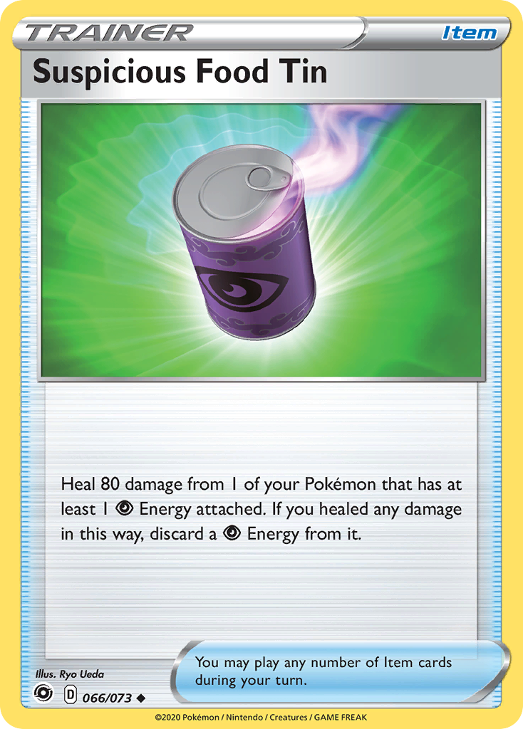 Suspicious Food Tin [Champion's Path] Reverse Holofoil - Deck Out Gaming