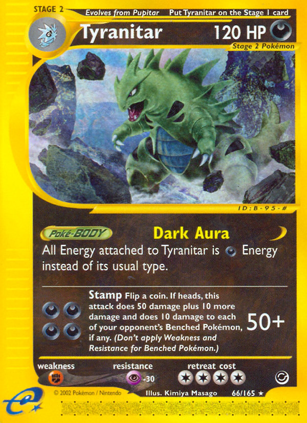 Tyranitar (66) (66) [Expedition] Reverse Holofoil - Deck Out Gaming