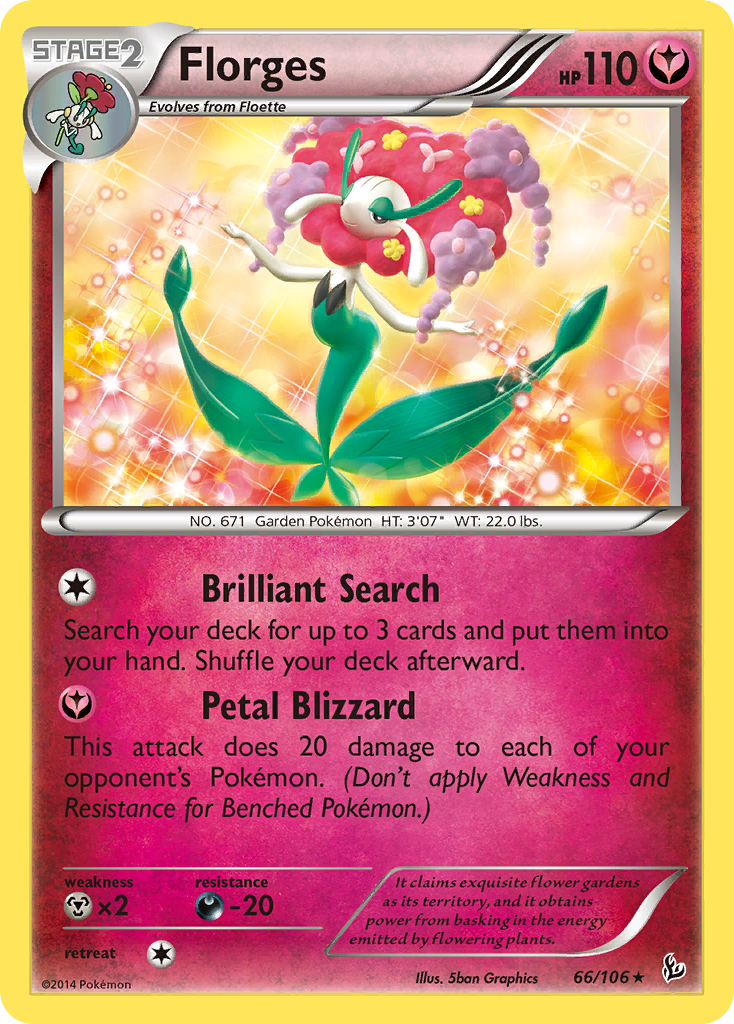 Florges (66) [XY - Flashfire] - Deck Out Gaming