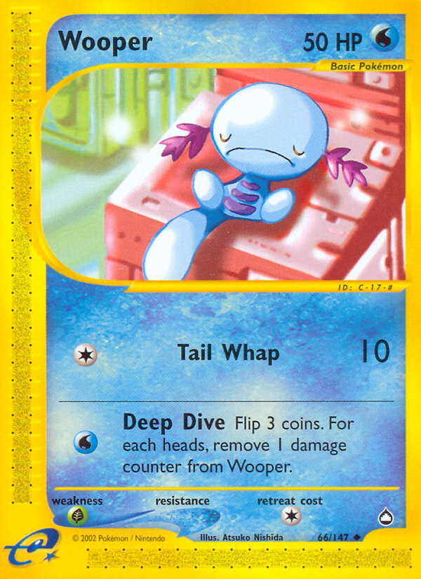 Wooper (66) (66) [Aquapolis] Reverse Holofoil - Deck Out Gaming