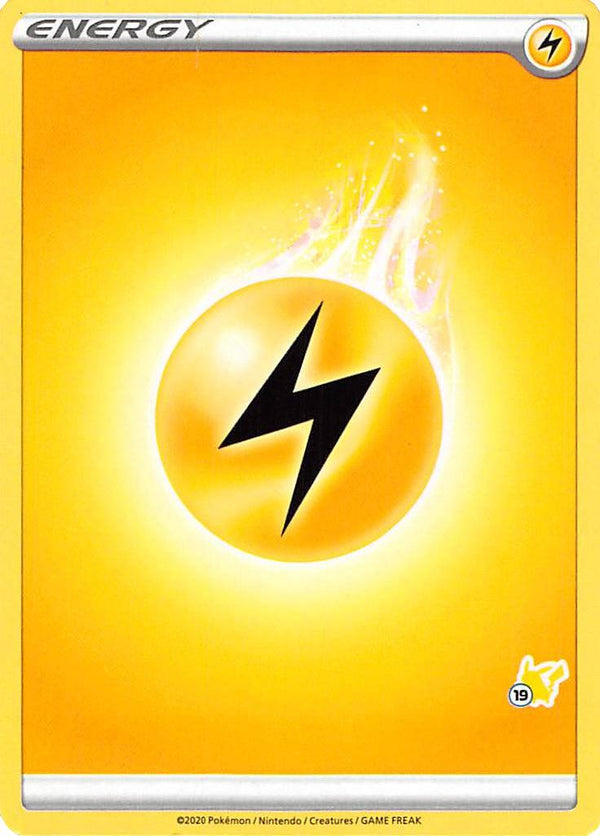 Lightning Energy (Pikachu Stamp #19) [Battle Academy 2022] - Deck Out Gaming