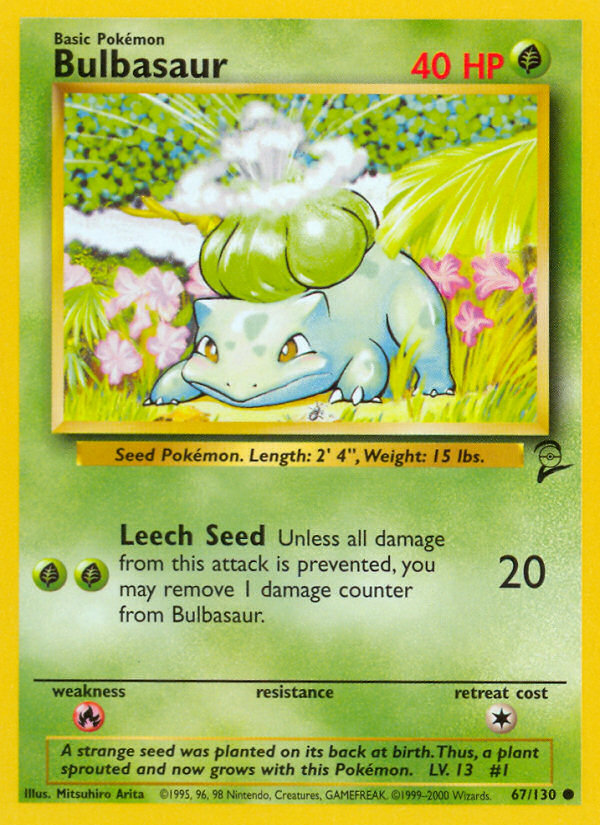 Bulbasaur (67) [Base Set 2] - Deck Out Gaming