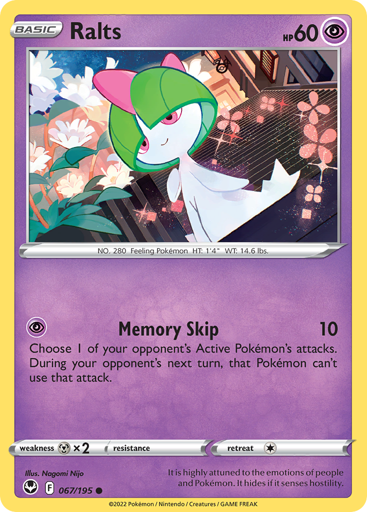 Ralts (067/195) [Sword & Shield: Silver Tempest] - Deck Out Gaming