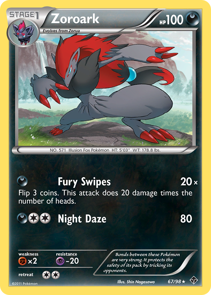 Zoroark (67) [Emerging Powers] Reverse Holofoil - Deck Out Gaming