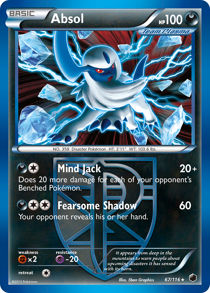 Absol (Team Plasma) (67) [Plasma Freeze] - Deck Out Gaming