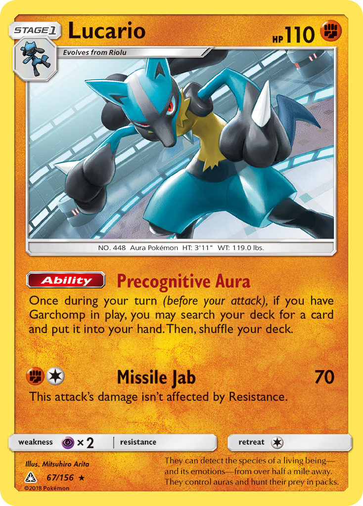 Lucario (67) [SM - Ultra Prism] - Deck Out Gaming