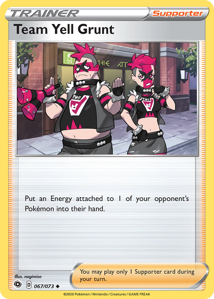 Team Yell Grunt [Champion's Path] Reverse Holofoil - Deck Out Gaming