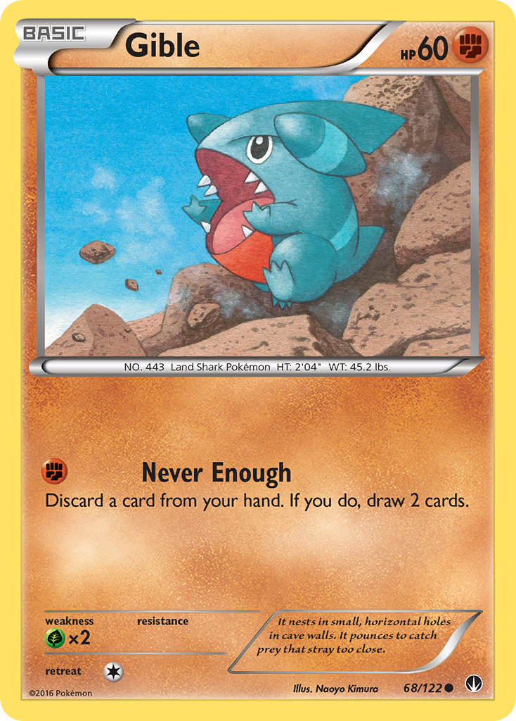 Gible (68) [XY - BREAKpoint]