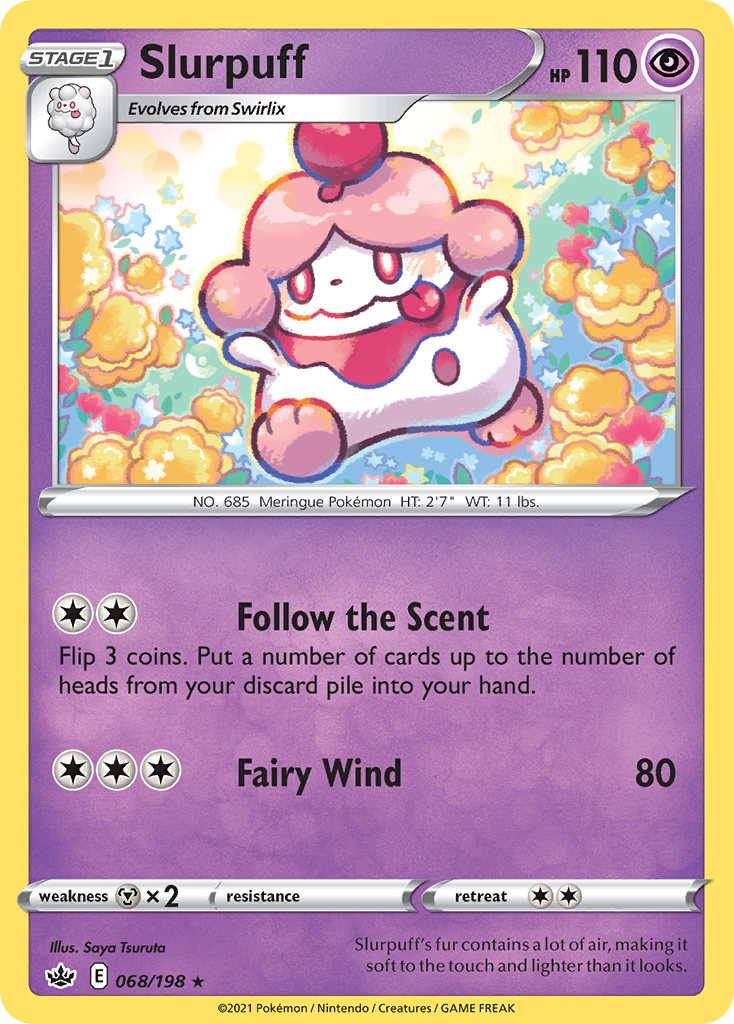Slurpuff (068/198) [Sword & Shield: Chilling Reign] Reverse Holofoil - Deck Out Gaming