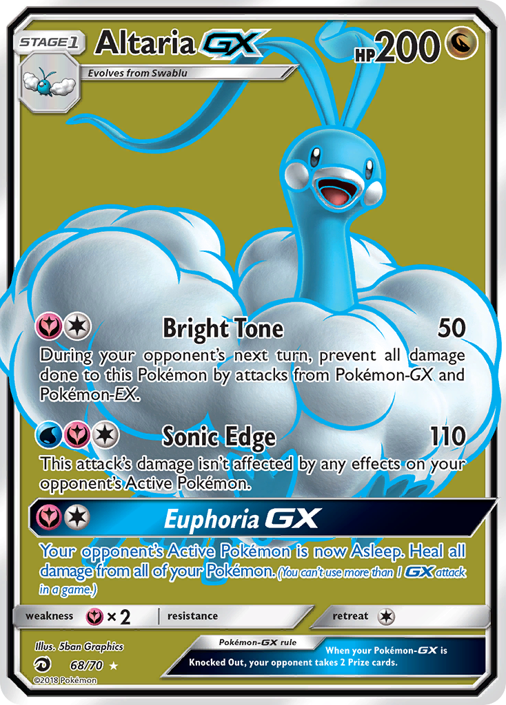 Altaria GX (Full Art) (68) [Dragon Majesty] - Deck Out Gaming