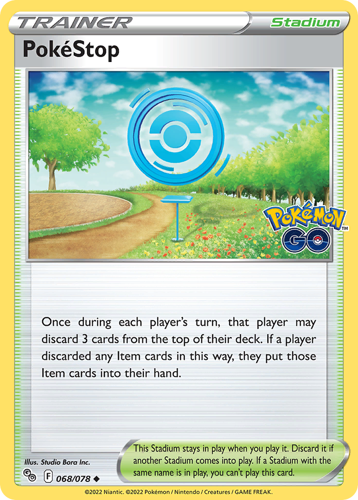 PokeStop (068/078) [Pokémon GO] Reverse Holofoil