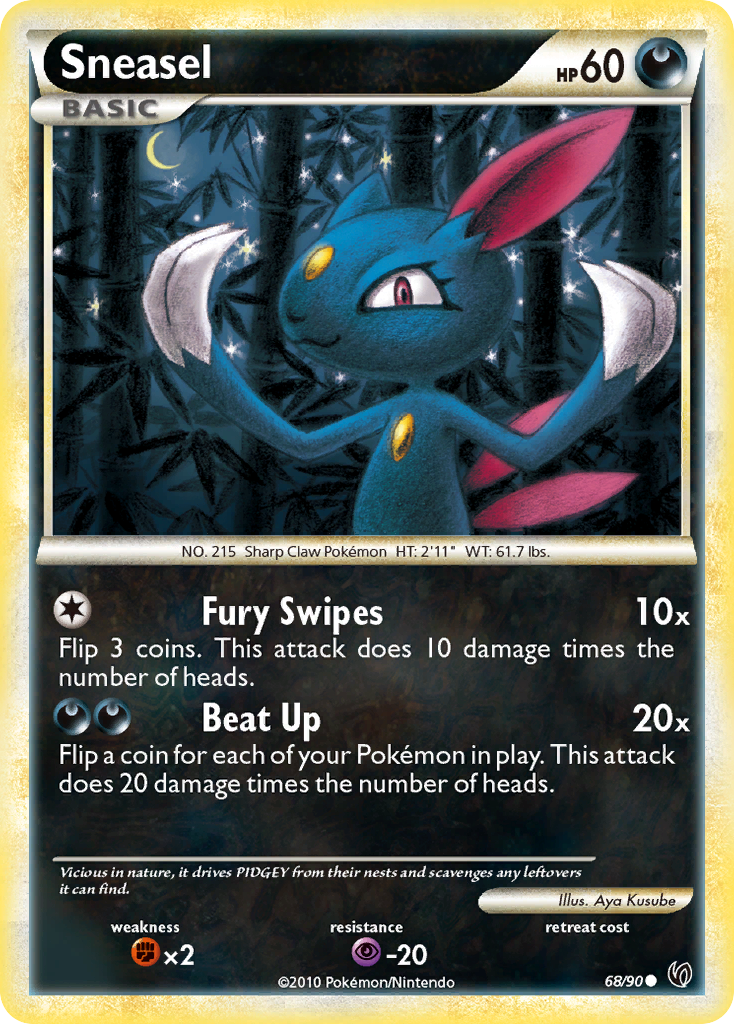 Sneasel (68) [Undaunted] Reverse Holofoil - Deck Out Gaming