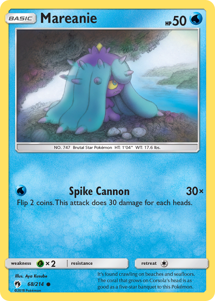 Mareanie (68) (68) [SM - Lost Thunder] Reverse Holofoil - Deck Out Gaming