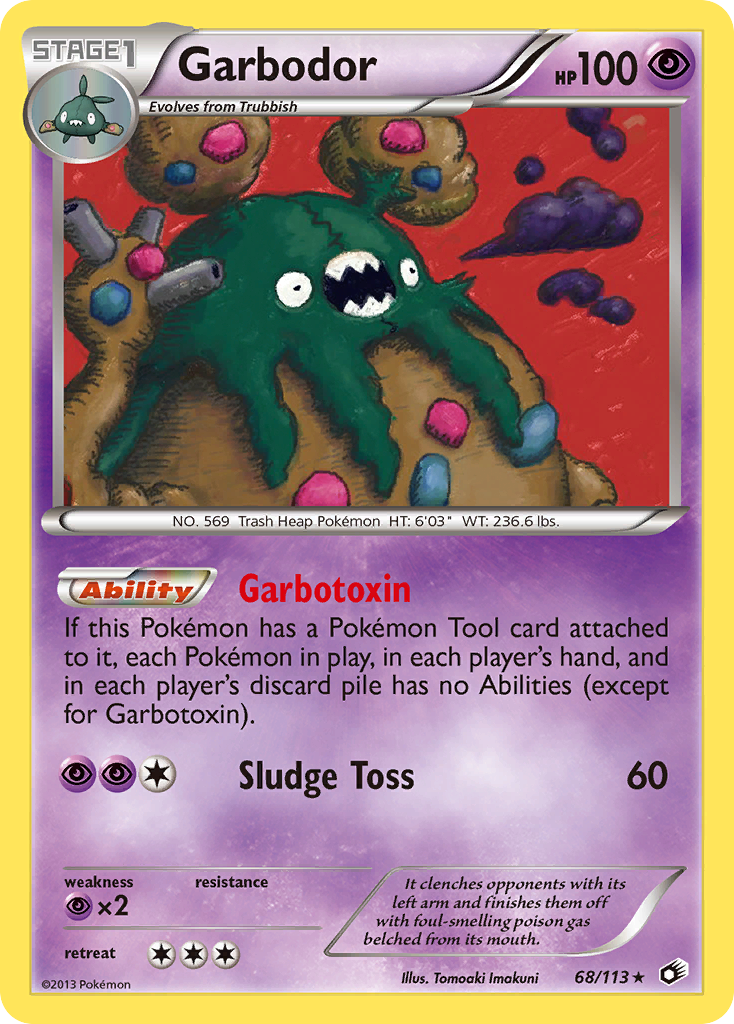 Garbodor (68) [Legendary Treasures] Reverse Holofoil - Deck Out Gaming