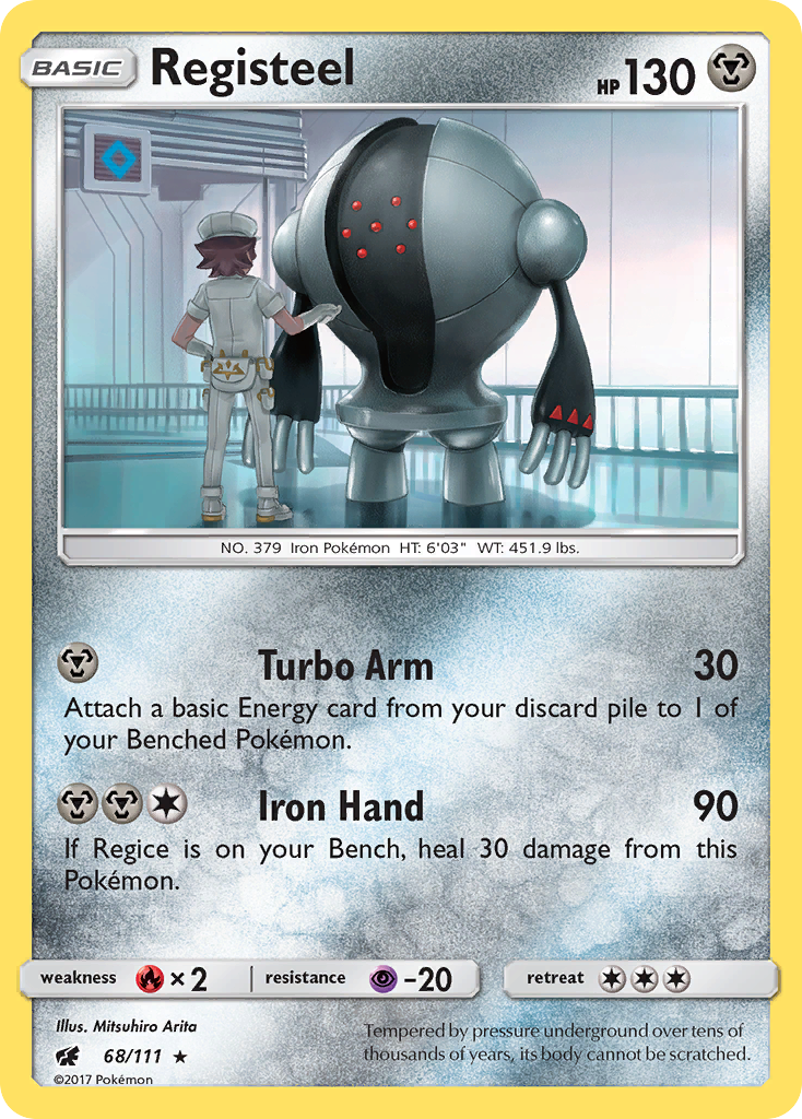 Registeel (68) [SM - Crimson Invasion] Reverse Holofoil - Deck Out Gaming