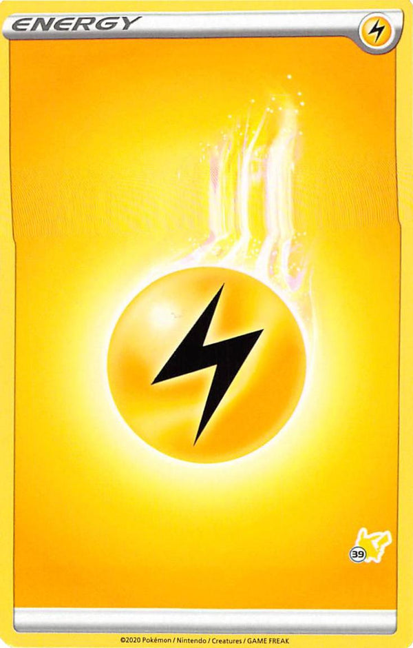 Lightning Energy (Pikachu Stamp #39) [Battle Academy 2022] - Deck Out Gaming