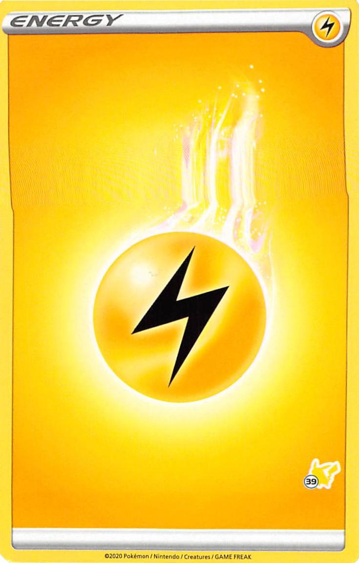 Lightning Energy (Pikachu Stamp #39) [Battle Academy 2022] - Deck Out Gaming