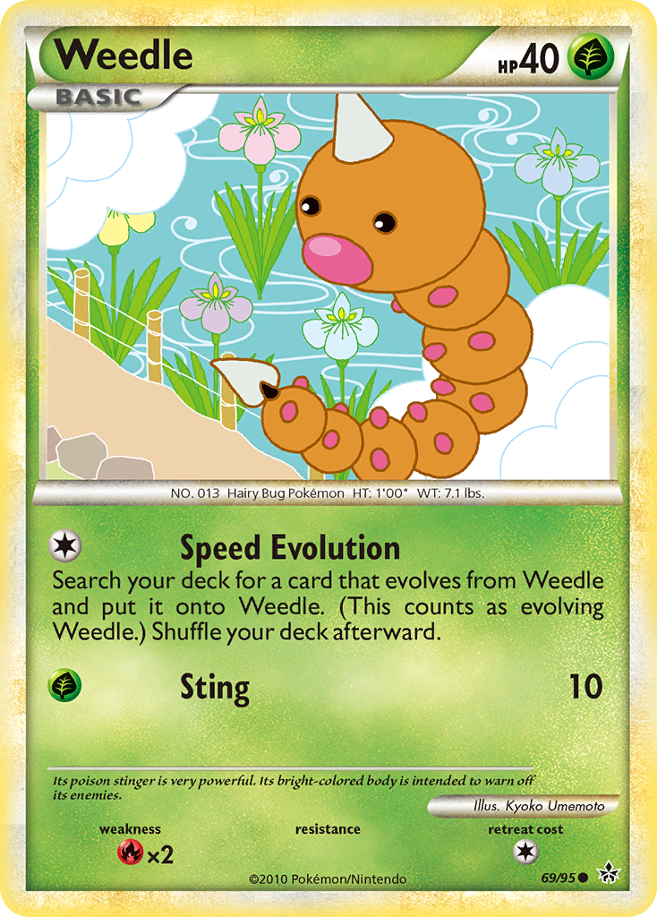 Weedle (69) [Unleashed] - Deck Out Gaming