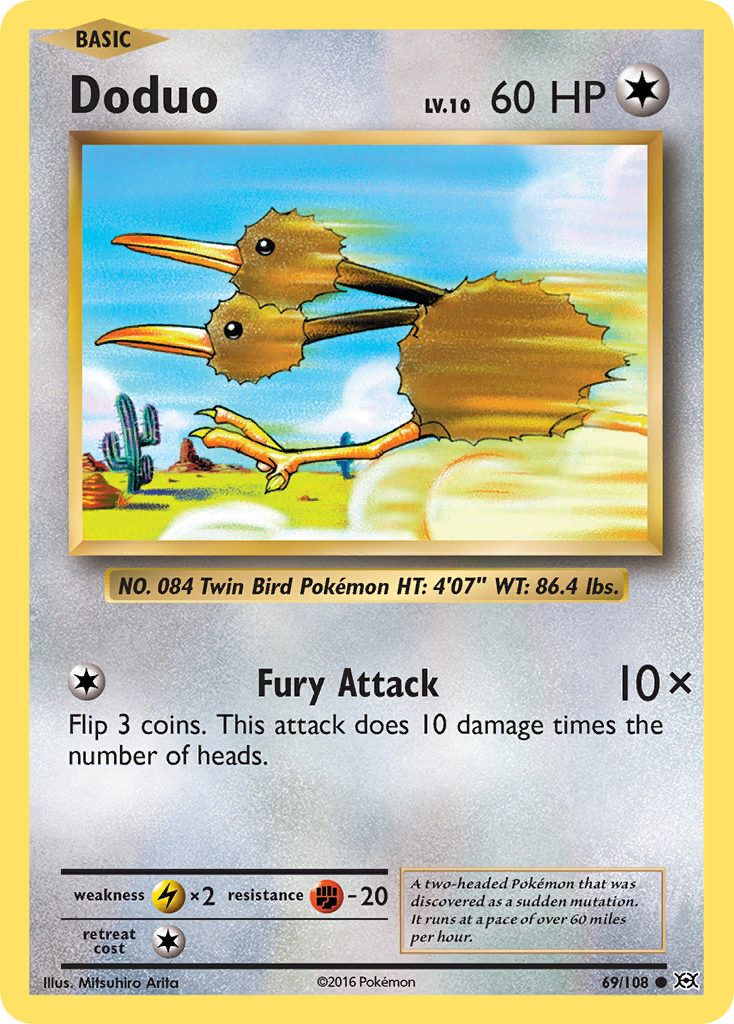 Doduo (69) [XY - Evolutions] - Deck Out Gaming