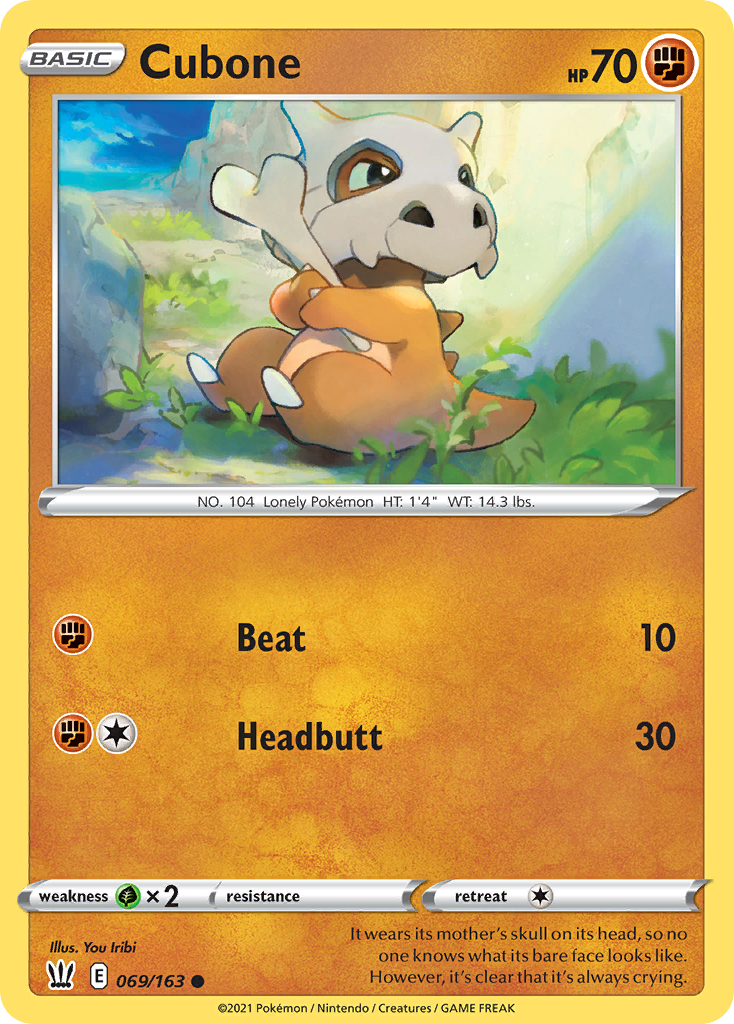 Cubone [SWSH05: Battle Styles] Reverse Holofoil - Deck Out Gaming